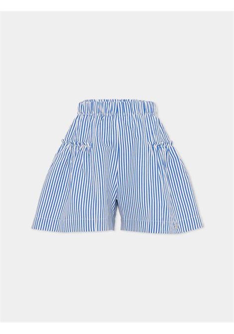 Shorts rigato con logo MONNALISA KIDS | 11G408 73159956